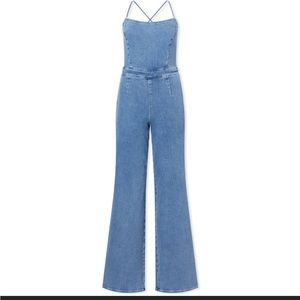 Good American Vacay Denim Jumpsuit